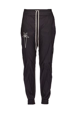 Champion X Rick Owens Joggers in nylon leggero nero RICK OWENS CHAMPION | CM01E1686CHNY09